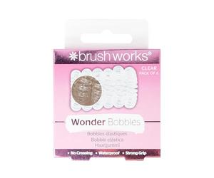 Brushworks Wonder Bobble Bobbles élastiques Clear 6 pièces