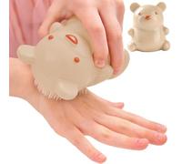 Brusque à ongles ours-Nail Brush de l'ours à la main, brosse de nettoyage des ongles pour les, frotter, nettoyer et laver les pinceaux | Brosse de nettoyage créative et facile à saisir avec de