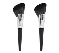 Brusque cosmétique Brusque à Cheveux Doux Outil de Maquillage de poignée en Bois pour contourner Les Femmes et Les Artistes