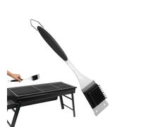 Brusque Grillé - Épurateur De Nettoyant En Acier Inoxydable Pour Grillagage De Barbecue Camping | Poignée Ergonomique Avec Des Poils Forts, Accessoire De Barbecue Lourd, Maintenance Facile Pour La Cui