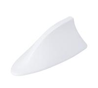 Brussel Antenne de voiture auto-adhésive universelle en forme d'aileron de requin pour radio FM Blanc