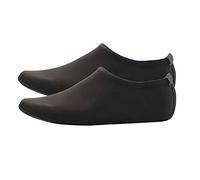 Brussel Chaussettes de plongée d'été unisexes pour la plongée avec tuba, la natation, les sports de plage, chaussures aquatiques pour hommes et femmes, noir, 2XL, noir