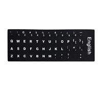 Brussel Lot de 1 autocollant pour clavier d'ordinateur avec lettres en option russe/espagnol/anglais/français, pour ordinateur portable, claviers