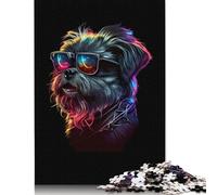 Brussels Griffon Puzzle 1000 Pièces Educa Jouet en Bois Cadeau Unique Décoration Intérieure Jeu Éducatif Challenge Toy pour Adultes Et Enfants À Partir De 12 Ans 1000pcs (75x50cm)