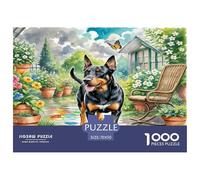 Brussels Griffon Puzzle 1000 Pièces Educa Jouet en Bois Cadeau Unique Décoration Intérieure Jeu Éducatif Challenge Toy pour Adultes Et Enfants À Partir De 12 Ans 70x50cm/1000pcs