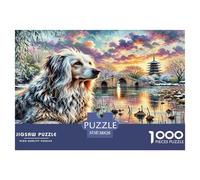 Brussels Griffon Puzzle 1000 Pièces Educa Jouet en Bois Jeu D'Intelligence Décoration Intérieure Jeu Éducatif Challenge Toy Adultes Et Enfants À Partir De 14 Ans 38x26cm/1000pcs