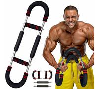 Brusttrainer Männer,Twister Armtrainer (40-110 lb/18-50 kg) 6 Stufen Verstellbarer Brust Trainingsgerät,Gorilla Grip Unterarmtrainer