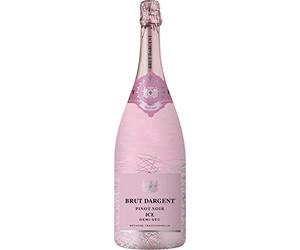 Brut Dargent Ice Pinot Noir - Vin Effervescent Rosé Demi-Sec Magnum - Méthode Traditionnelle (1 x 1,5 L)