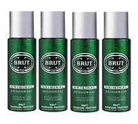 Brut - Déodorant - Original - Efficacité Longue Durée - Lot de 4 x 200 ml