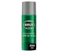 BRUT - Déodorant spray homme Original, Protection Fraîcheur Longue durée, Flacon 200mL - Lot De 4
