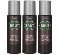 Brut Déodorant en spray Musk Long Durée – Lot de 3 200 ml