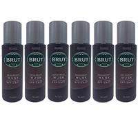 Brut Lot de 6 déodorants en spray Musc Long Duree 200 ml