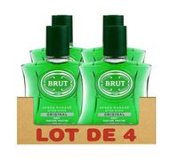 Brut Original Après Rasage Homme Parfum Frais et Intense Flacon (Lot de 4 x 100 ml)