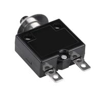 Brutain de Commutateur Thermique Surcharge du Protecteur de Protection Manuel 20a Design Compact Noir (8A)