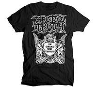 Brutal Truth in Grind We Trust Extreme Metal Band Grind Core Unisex 100% Cotton Short-Sleeve T-Shirts Black XXL