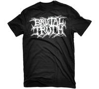 Brutal Truth Logo Mens T-Shirt Fashion Casual Unisex Black Tee XL
