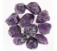 Brute de pierre naturelle de quartz Améthyste Foncée - 500 grammes pierre brute de quartz Améthyste Foncée à utiliser comme pierre d'eau, pierre de guérison Reiki, pierre de chance ou décoration