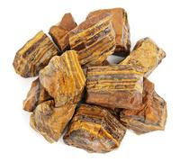 Brute de pierre naturelle de quartz oeil du tigre - 500 grammes pierre brute de quartz oeil du tigre à utiliser comme pierre d'ordinateur, pierre d'eau, pierre de guérison Reiki, pierre de chance