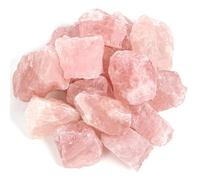 Brute de pierre naturelle de quartz rose - 500 grammes pierre brute de quartz rose à utiliser comme pierre d'ordinateur, pierre d'eau, pierre de guérison Reiki, pierre de chance ou décoration