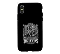 Brutus pour Rome Seule | Légende de la Rome Antique | SPQR Coque pour iPhone X/XS