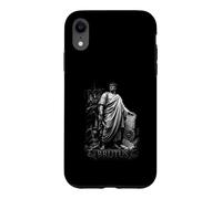 Brutus SPQR Statue de sénateur Romain Rome Antique Coque pour iPhone XR