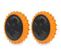 bruwaa Roues Pour Worx Landroid-Lestées tout-terrain, compatibles pour robots tondeuses WR141E / WR142E / WR143E / WR165E / WR167E