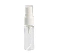 Bruxelles 1 flacon vaporisateur vide rechargeable en plastique de voyage pour cosmétiques Transparent 15 ml
