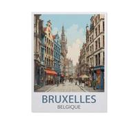 Bruxelles Belgique，Paper Jigsaw Puzzle 1500 Pieces Adult Toys Decompression Game（57x87cm）-EW38