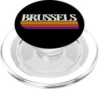 Bruxelles Belgique Retro Graphic - Bruxelles België PopSockets PopGrip pour MagSafe