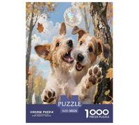 Bruxelles Griffon Puzzle 1000 Pièces Jouets Multicoloured Pets Mignons Décoration D'intérieur Cadeau pour Adultes Et Enfants À Partir De 12 Ans 38x26cm/1000pcs