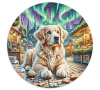 Bruxelles Griffon Puzzle Rond 1000 Pièces Enfants Cadeau Décoration Bricolage Classiques Parfait Encastrement' Qualité Supérieure Impossible 1000pcs (67.5x67.5cm)