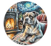 Bruxelles Griffon Puzzle Rond De 1000 Pièces pour Adultes Filles Unique Décompression Impossible Pression Réduite Familial Cadeau' Décoration Bricolage 1000pcs (67.5x67.5cm)