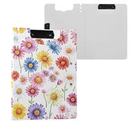 Bruxelles Iris Porte-bloc pliable horizontal et vertical avec couverture rigide Motif fleurs d'été