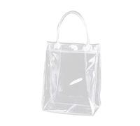 Bruxelles Sac fourre-tout transparent en PVC transparent anti-fuite pour bouteille de vin rouge ou champagne 15 x 7 x 33 cm