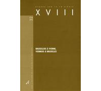 Bruxellois à Vienne, Viennois à Bruxelles - Bruno Bernard - Universite De Bruxelles Eds - broché - Essai