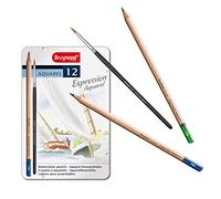 Bruynzeel - 12 crayons de couleur dans un étui en métal