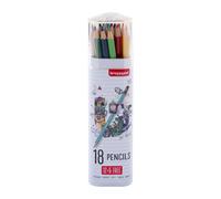 Bruynzeel Buntstifte 12-teiliges Set mit 6 gratis Bleistiften