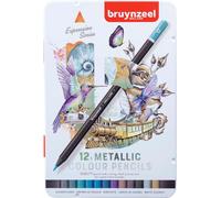Bruynzeel - crayon de couleur Bruynzeel 12 pièces métalliques | Un 6 -set x 12 pièces