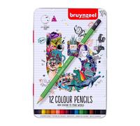 Bruynzeel - Crayon de couleur Bruynzeel Blanc Can 12 pcs | Réglez un 12 -pcs