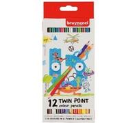 Bruynzeel crayons de couleur Twin Point 12 pièces G