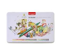 BRUYNZEEL Creatives Fineliner/Brush Pen Set de 72 couleurs | Stylos à double pointe pour l'écriture, le dessin et les livres de coloriage pour adultes
