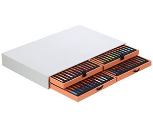 BRUYNZEEL Design Professionel Crayon de Couleur Set de 48 | Crayons pour artistes pour dessiner, esquisser et colorier