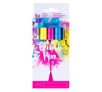 Bruynzeel Ecoline Brush Brush Pen primaire, 5 couleurs