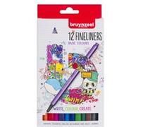 Bruynzeel Fineliners, 12st. G