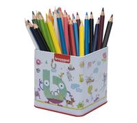 BRUYNZEEL Méga crayons de couleur en boîte métallique de 48 couleurs