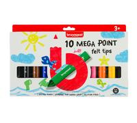 Feutres Bruynzeel Mega Point 10 pièces G