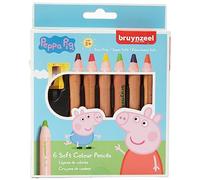 Bruynzeel Peppa Pig 7203K06PP Lot de 6 crayons de couleur
