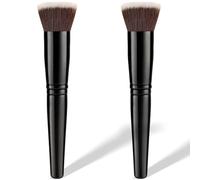Brvlsoc Pinceau à poudre pour le visage - Pinceau de maquillage multifonction pour blush ou poudre, offre une finition sculptée, fabriqué avec des fibres synthétiques végétaliennes, sans cruauté