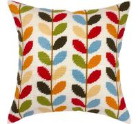 Brvsk Couleurs d'automne. Kit de broderie avec toile de tapisserie imprimée (40 × 40 cm) - Kit de coussins à l'aiguille pour une décoration créative de la maison - Kit de couture pour adultes