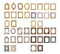 Brxmpn 120 Cadres Rétro pour Scrapbooking, Autocollants en Relief, Fournitures De Loisirs Créatifs pour Carnets, Coques De Téléphone Albums.
